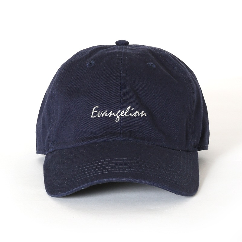 EVANGELION Cotton Washed Cap (ネイビー)