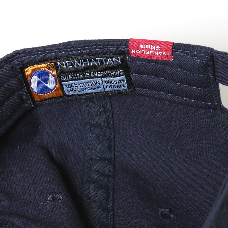 EVANGELION Cotton Washed Cap (ネイビー)
