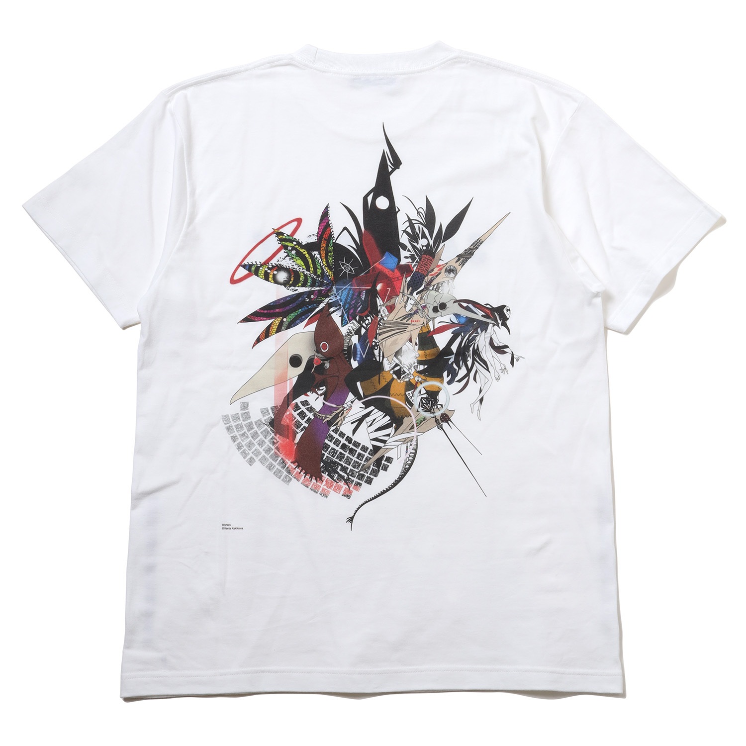 Abstract EVANGELION T-Shirt β（KENTA KAKIKAWA）（WHITE(使徒)）