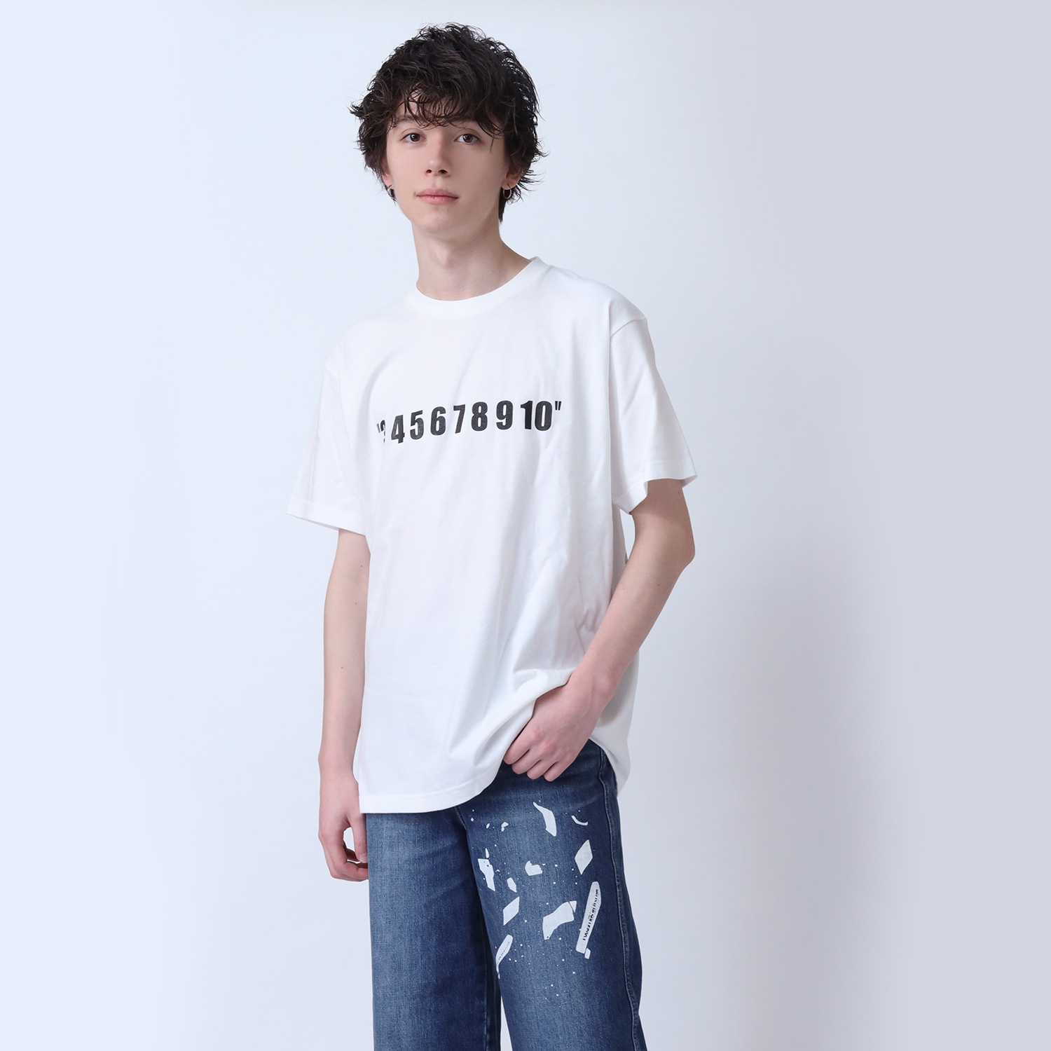 Abstract EVANGELION T-Shirt β（KENTA KAKIKAWA）（WHITE(使徒)）