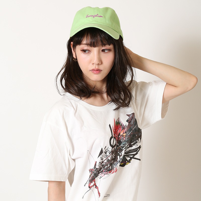 EVANGELION Cotton Washed Cap (ライトグリーン)