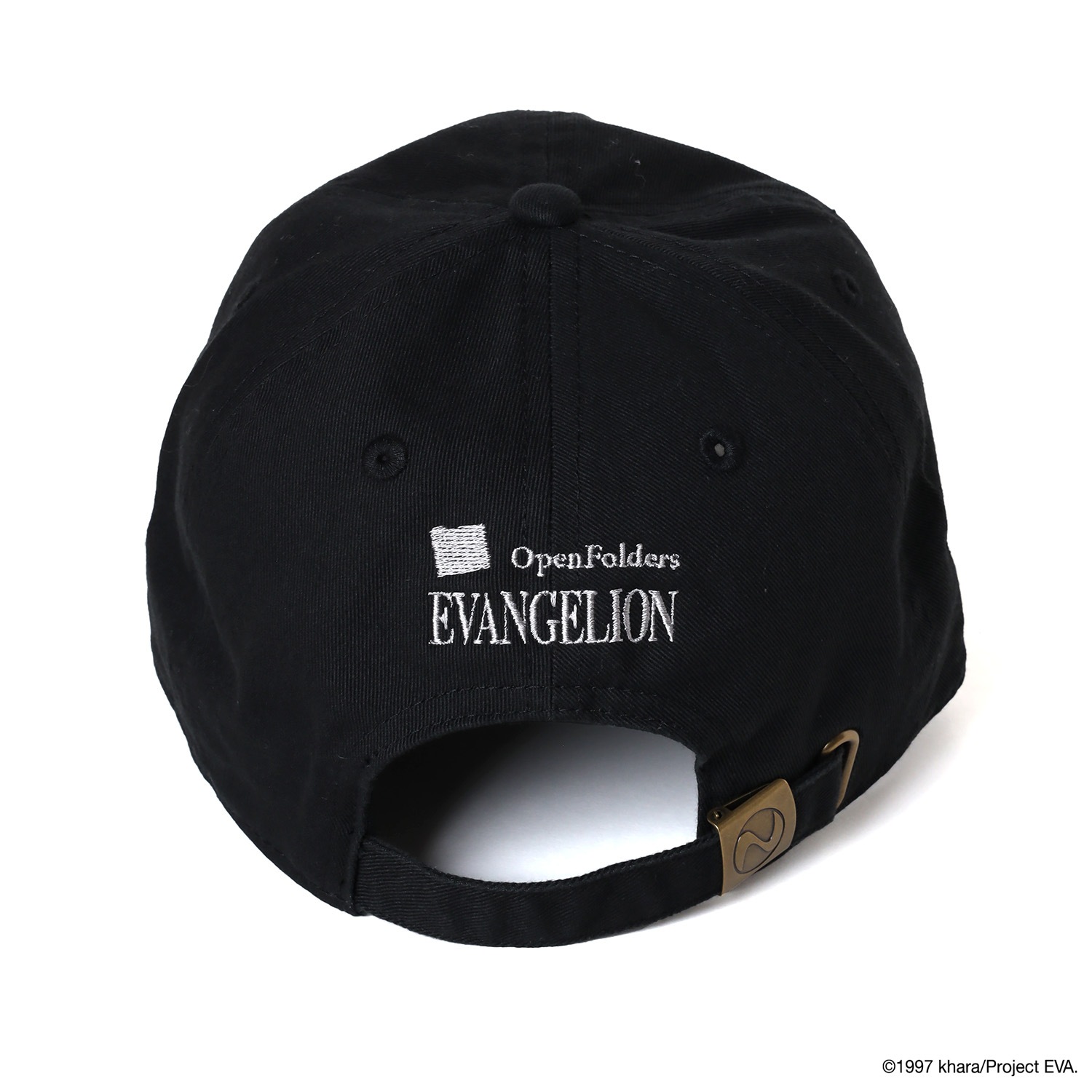 RADIO EVA×IKUMI EMBROIDERY CAP by OpenFolders（BLACK）