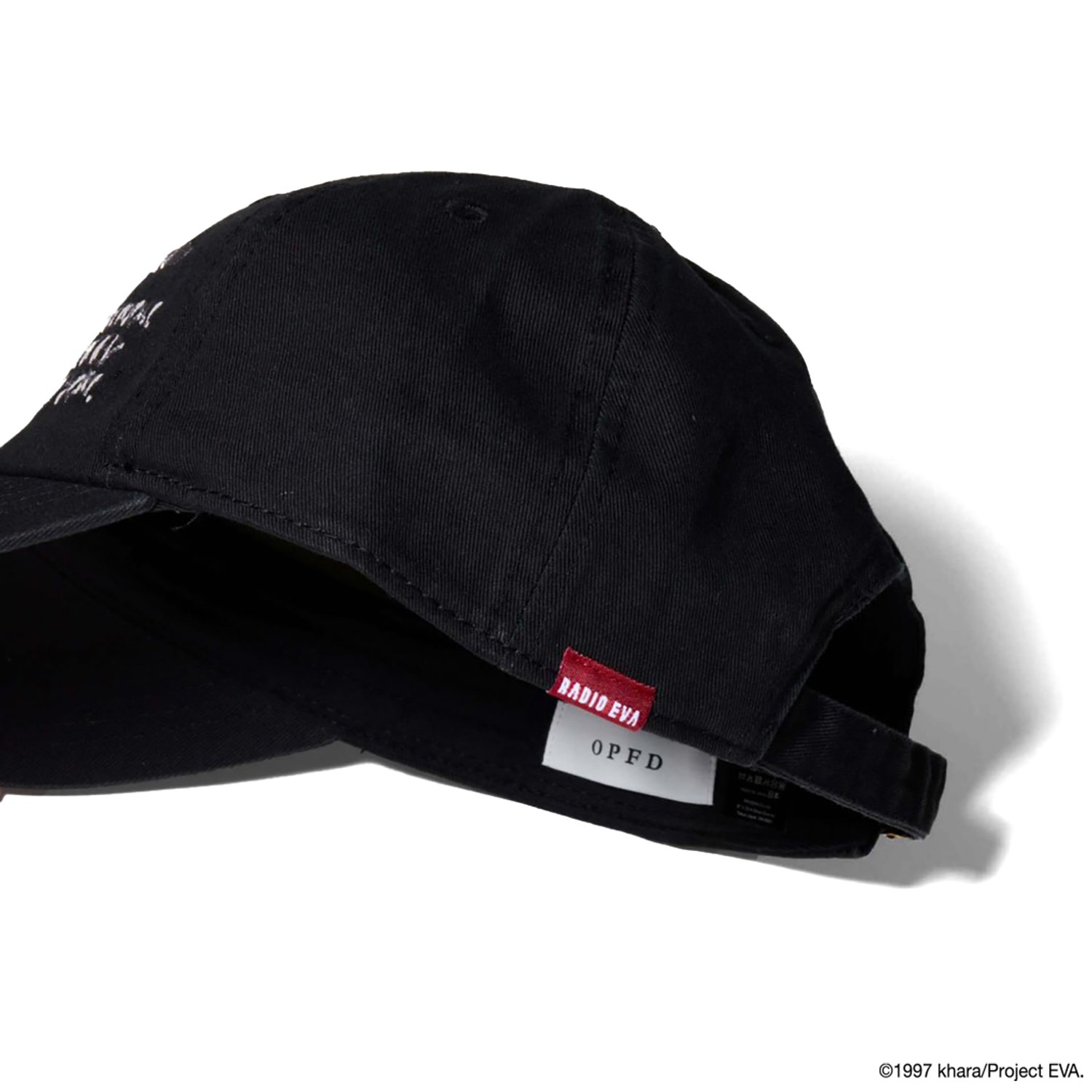 RADIO EVA×IKUMI EMBROIDERY CAP by OpenFolders（BLACK）
