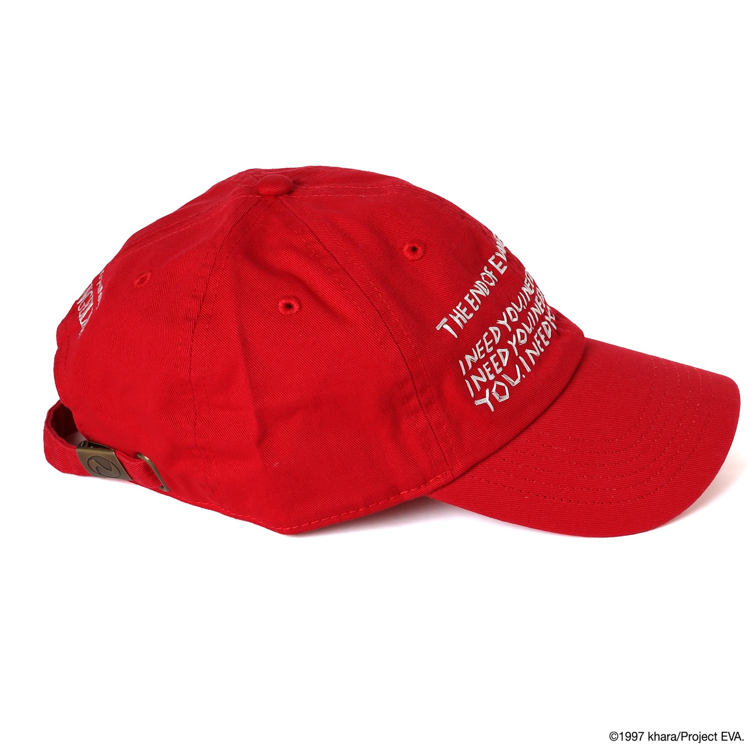 RADIO EVA×IKUMI EMBROIDERY CAP by OpenFolders（RED）