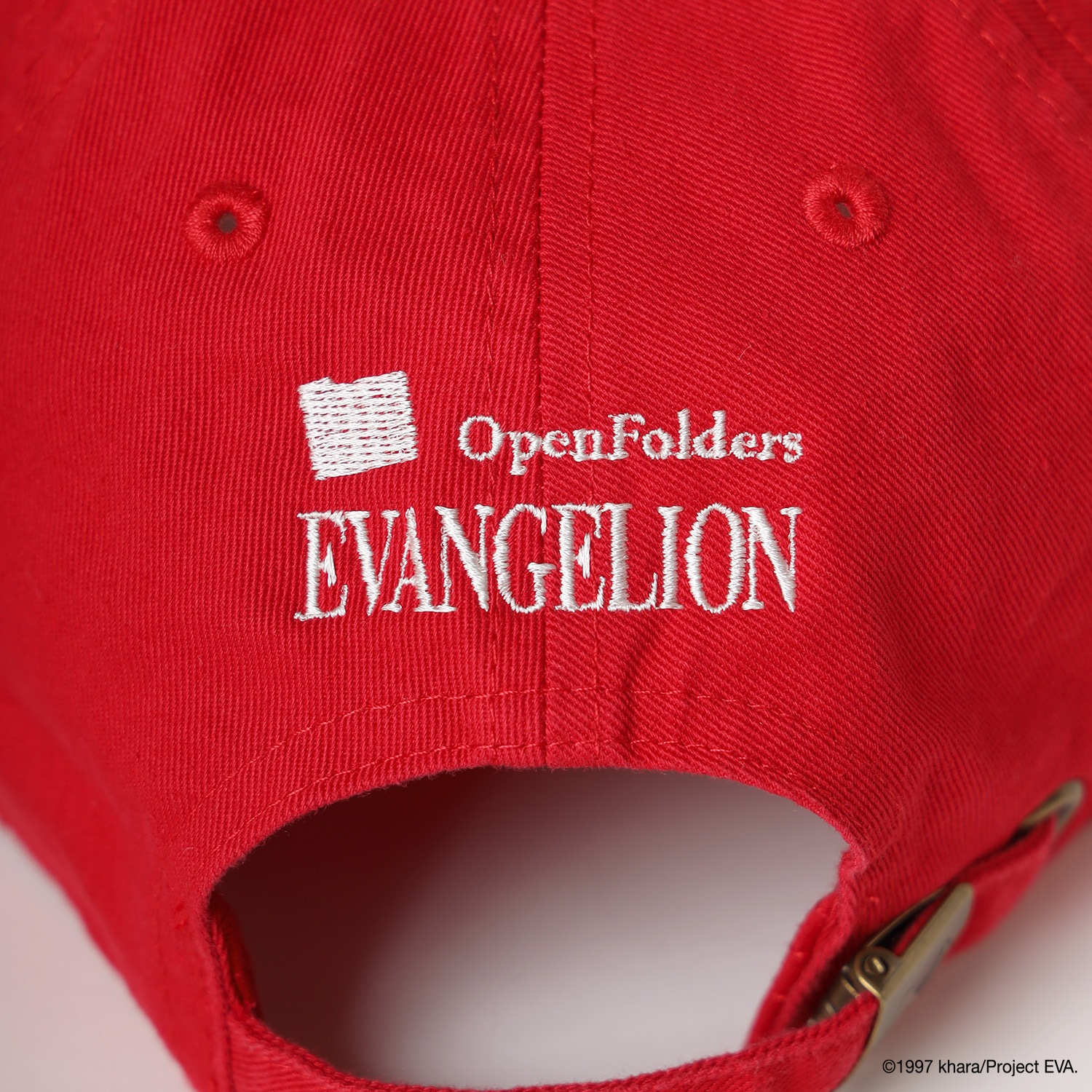 RADIO EVA×IKUMI EMBROIDERY CAP by OpenFolders（RED）