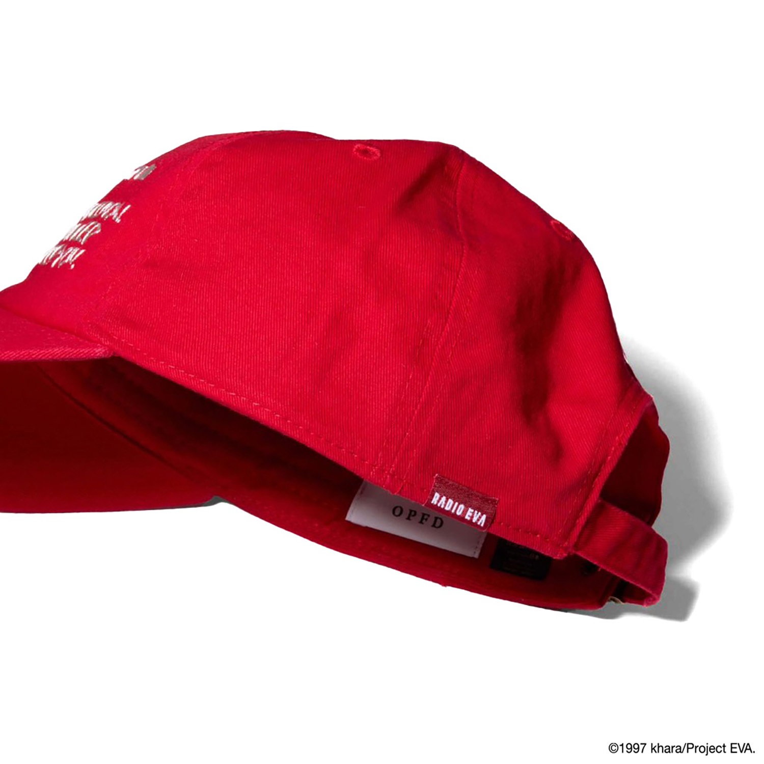 RADIO EVA×IKUMI EMBROIDERY CAP by OpenFolders（RED）