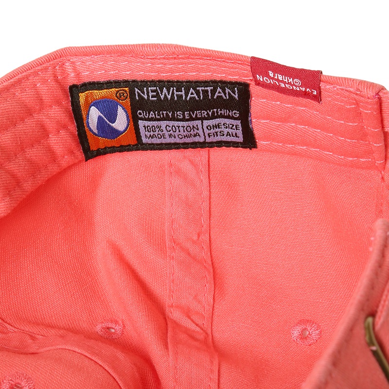 EVANGELION Cotton Washed Cap (コーラル)