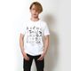 TYPOGRAPHY OF EVA index T-Shirt β（WHITE×BLACK）