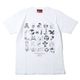 TYPOGRAPHY OF EVA index T-Shirt β（WHITE×BLACK）