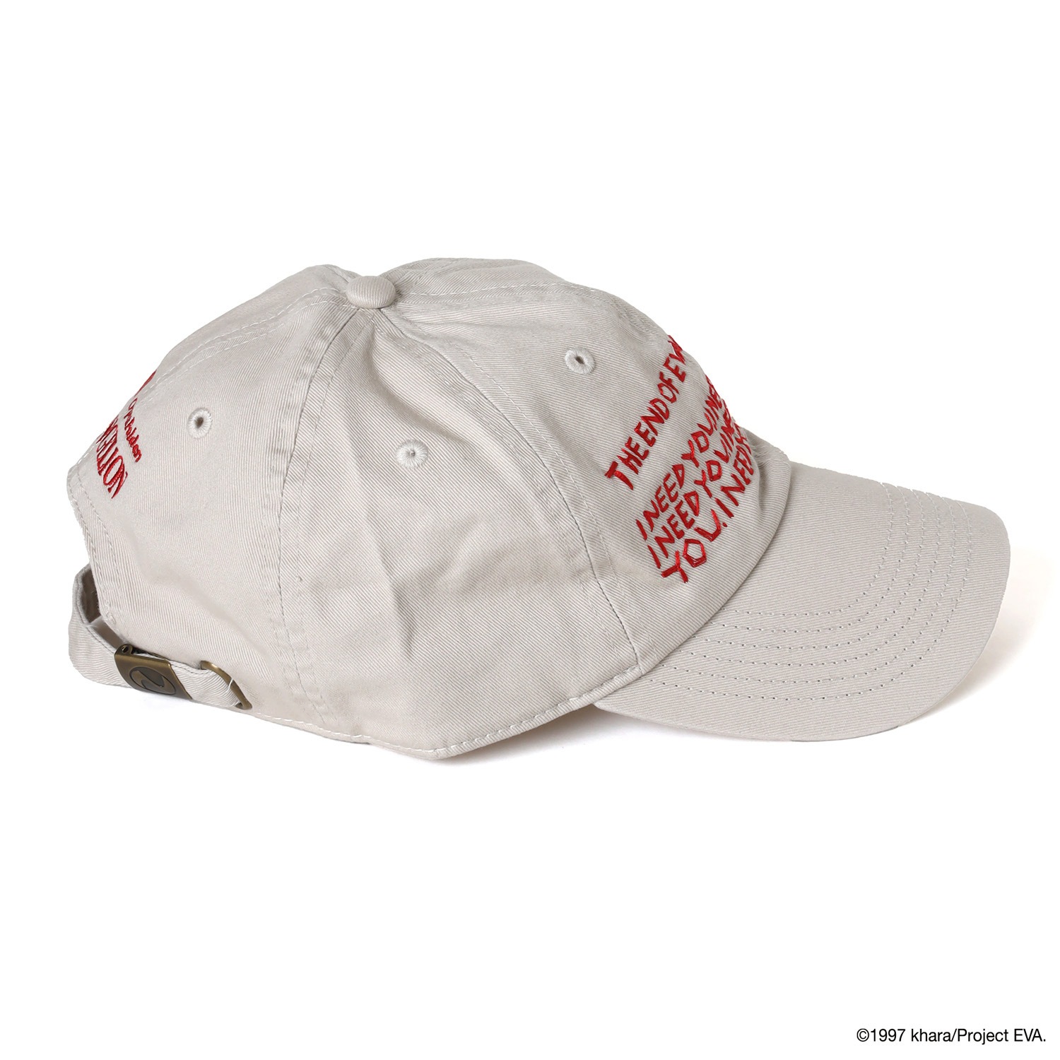 RADIO EVA×IKUMI EMBROIDERY CAP by OpenFolders（PUTTY）
