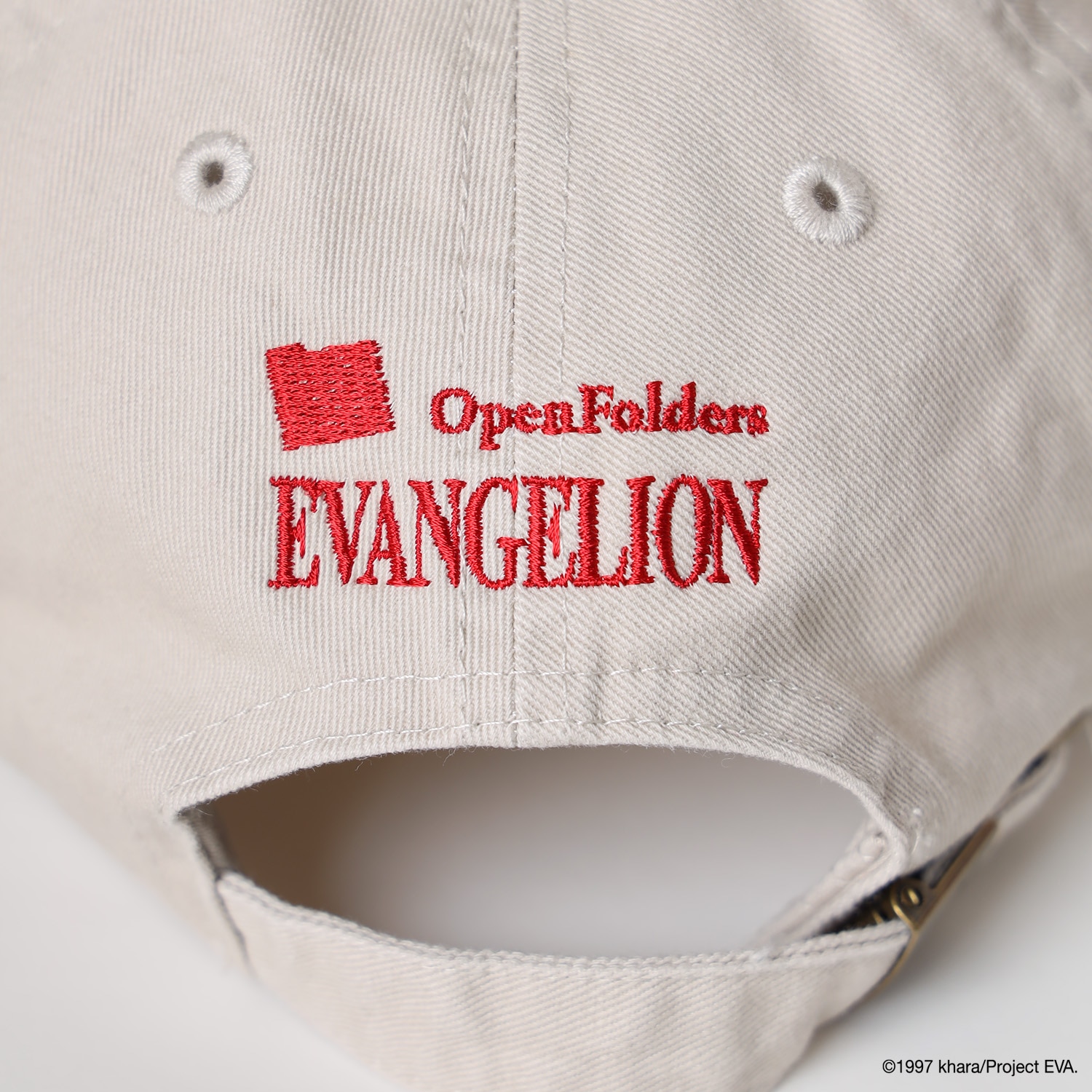 RADIO EVA×IKUMI EMBROIDERY CAP by OpenFolders（PUTTY）