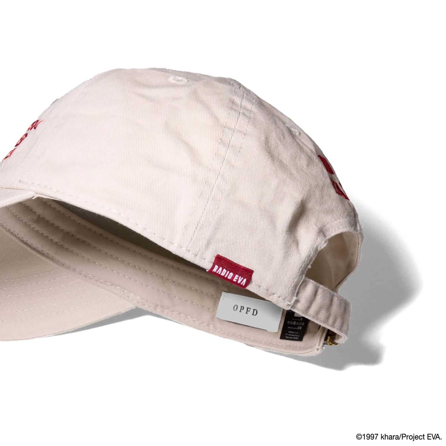 RADIO EVA×IKUMI EMBROIDERY CAP by OpenFolders（PUTTY）