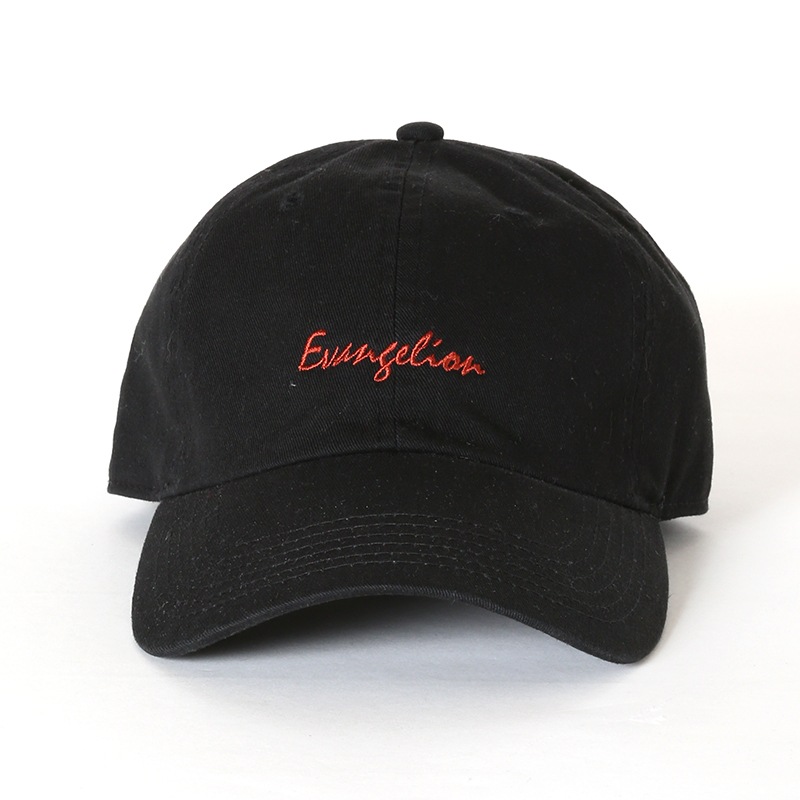 EVANGELION Cotton Washed Cap (ブラック)