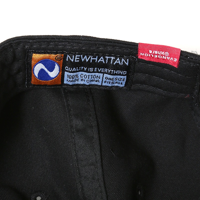 EVANGELION Cotton Washed Cap (ブラック)