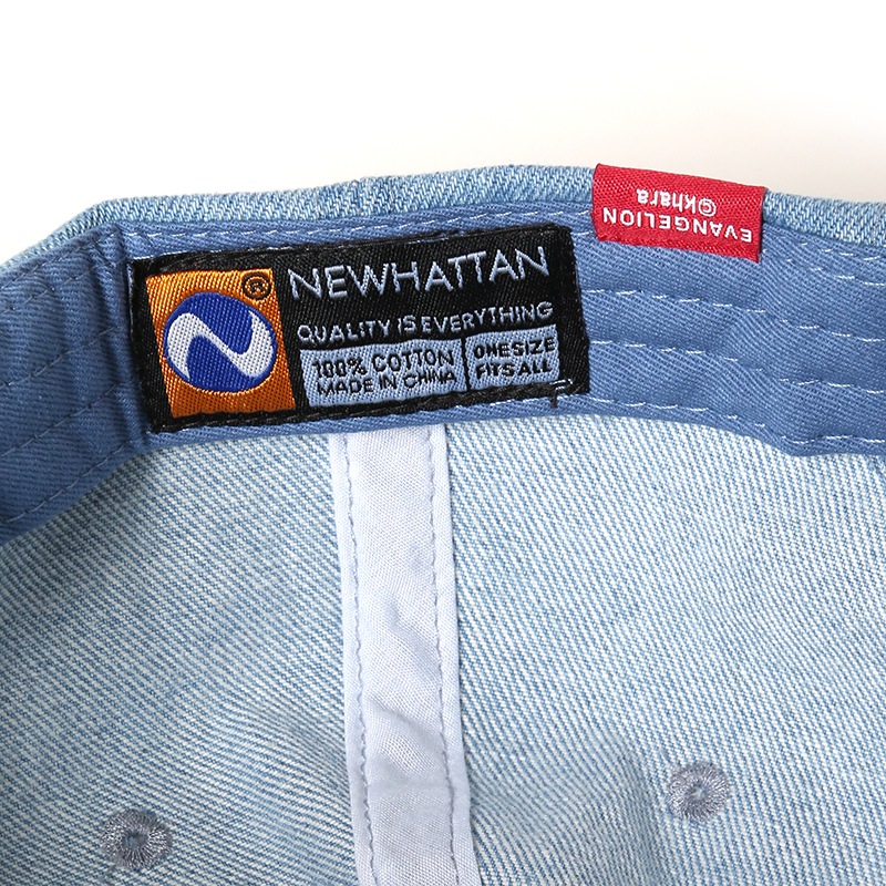 EVANGELION Denim Washed Cap (ライトインディゴ)