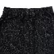 Button Fly Denim Skirt (BLACK)