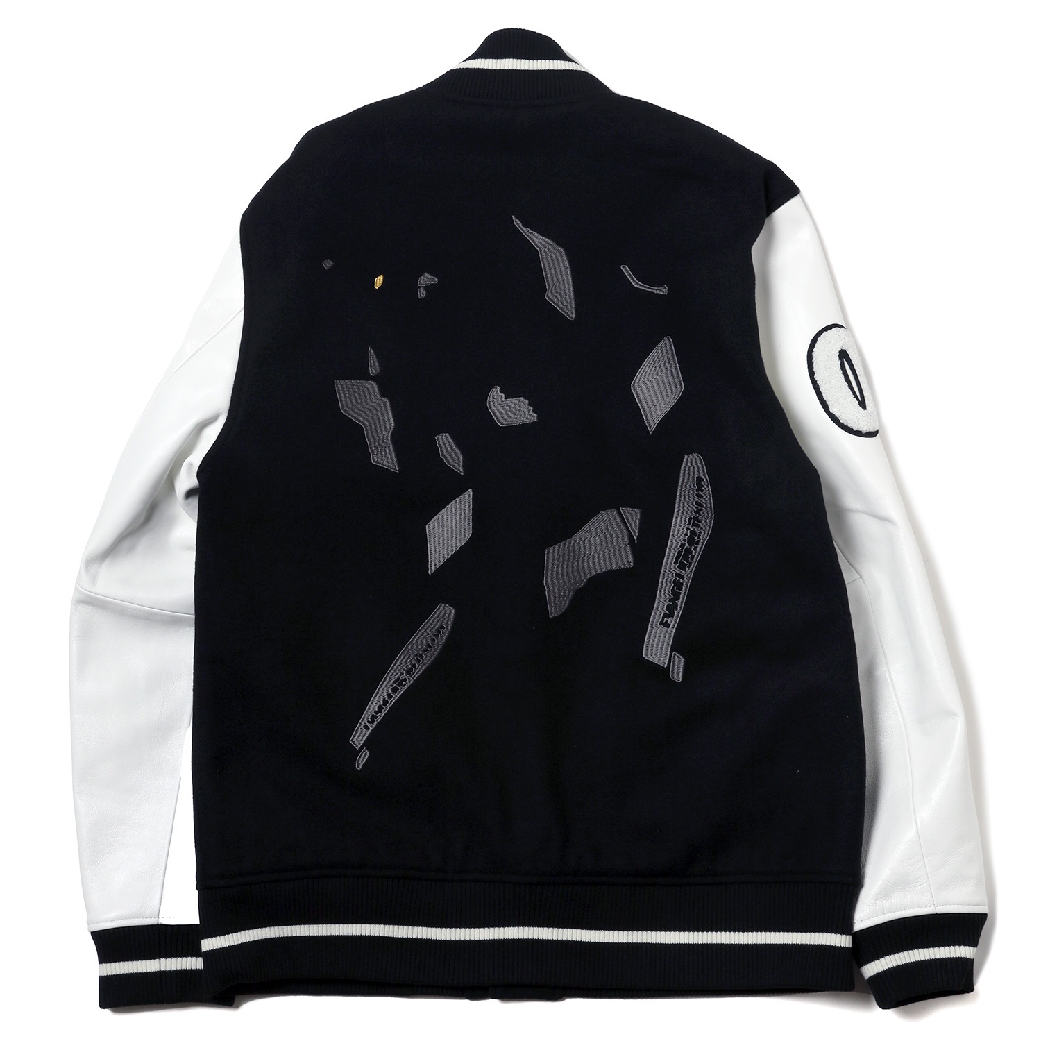 EVANGELION BASEBALL JACKET (BLACKWHITE(EVA-01))