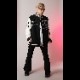 EVANGELION BASEBALL JACKET (BLACKWHITE(EVA-01))