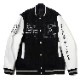 EVANGELION BASEBALL JACKET (BLACKWHITE(EVA-01))