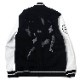 EVANGELION BASEBALL JACKET (BLACKWHITE(EVA-01))