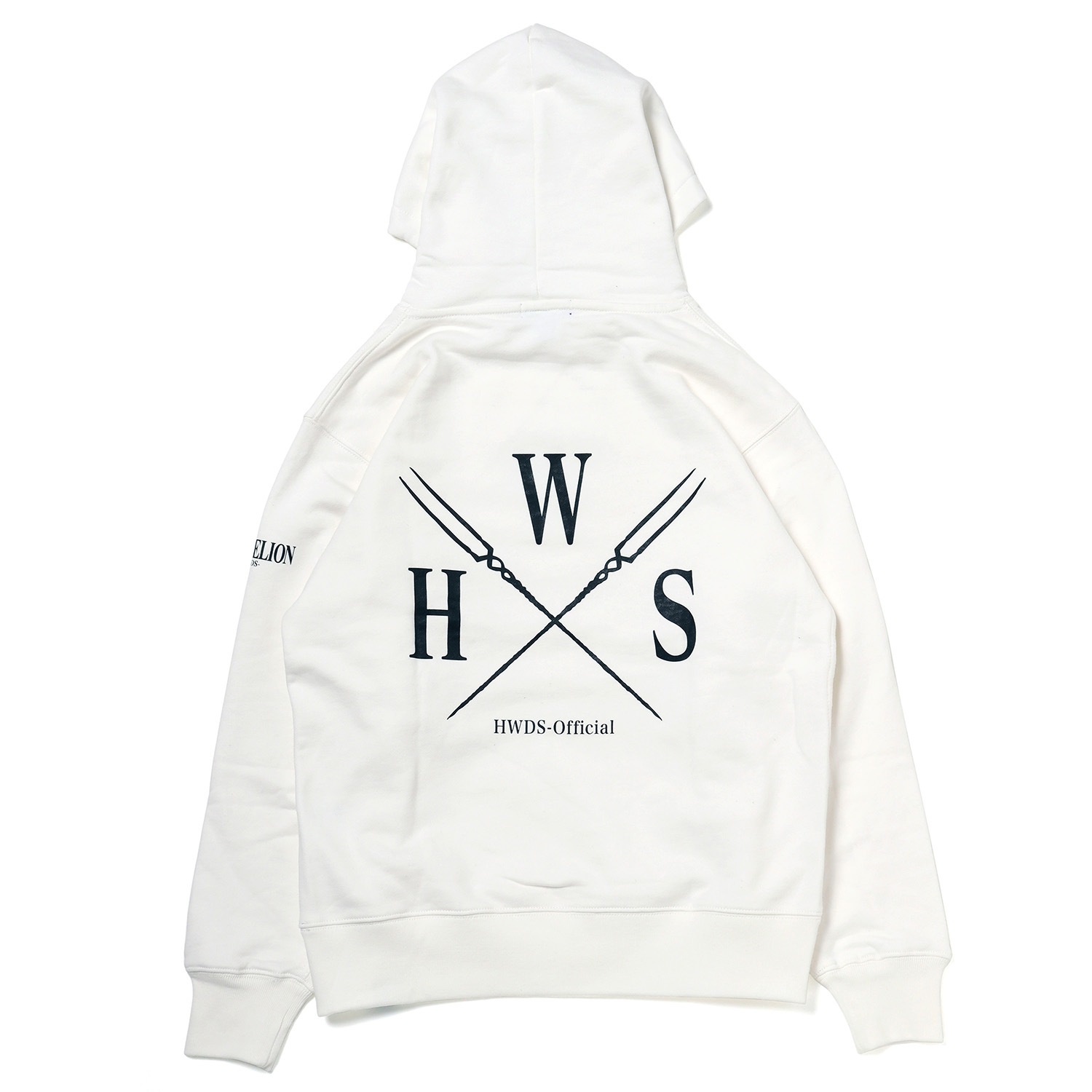 Back Logo Hoodie by HWDS (WHITE)