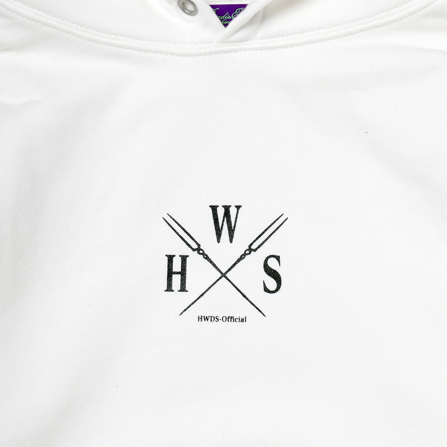 Back Logo Hoodie by HWDS (WHITE)