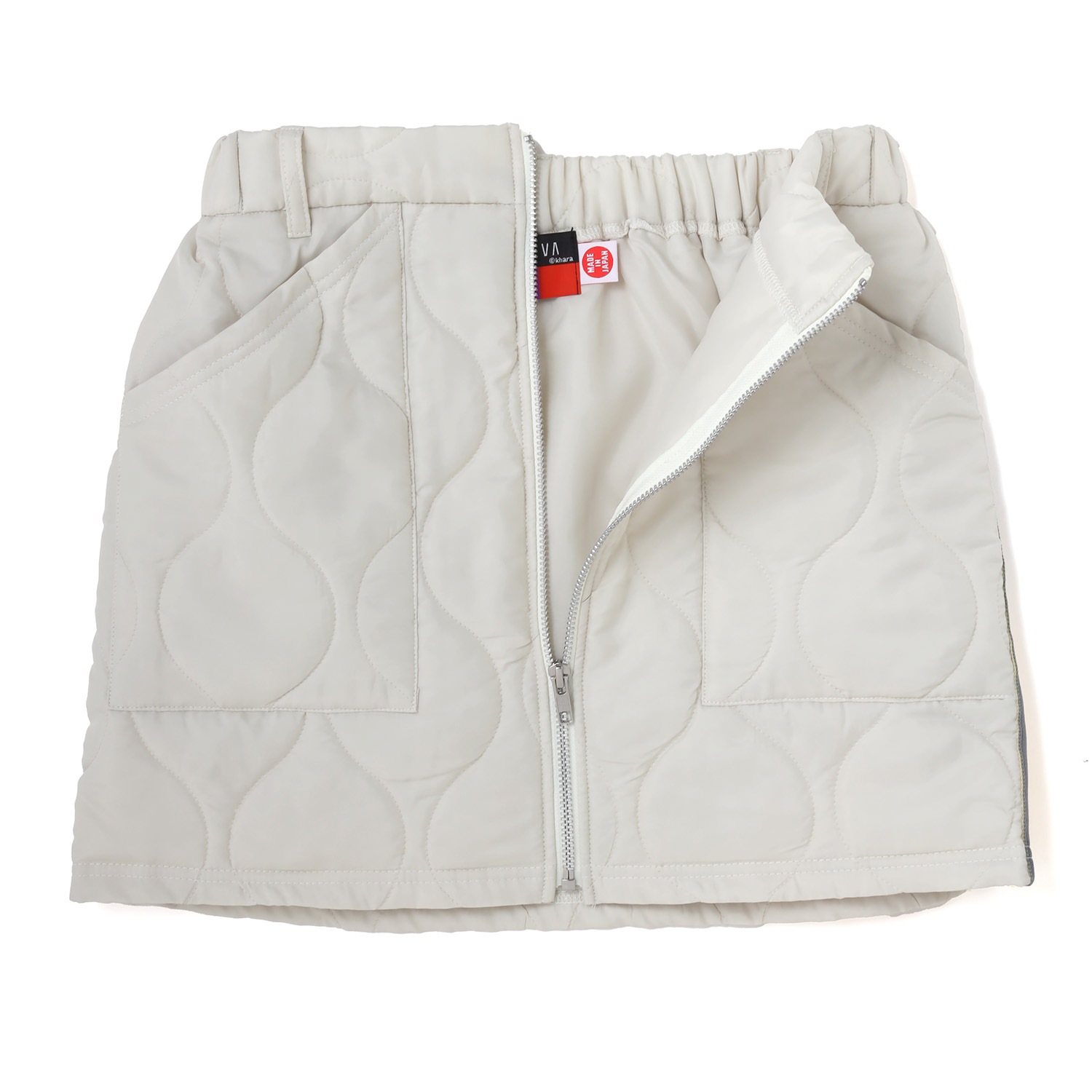 EVANGELION JACQUARD QUILT SKIRT（OFF WHITE）