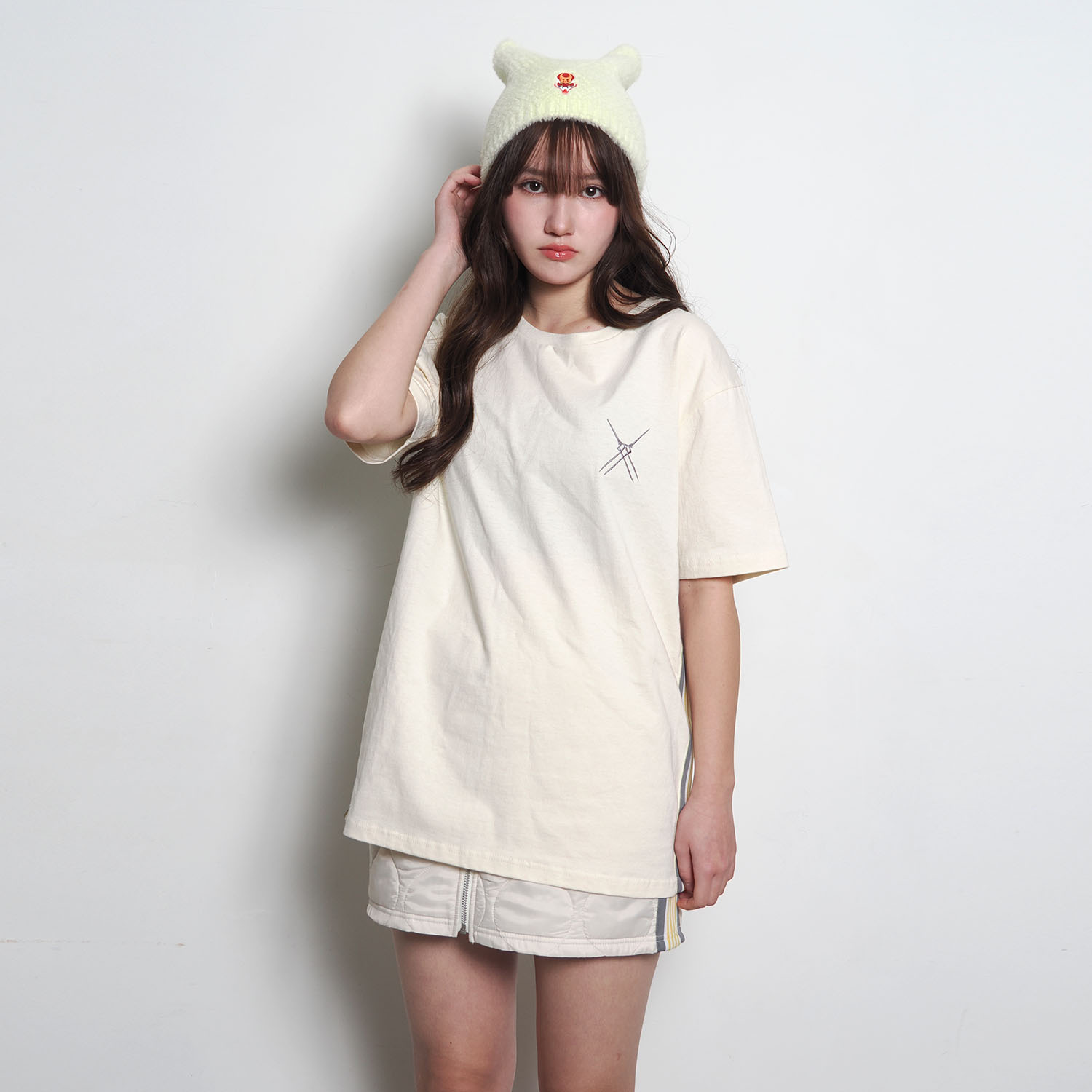 EVANGELION JACQUARD QUILT SKIRT（OFF WHITE）