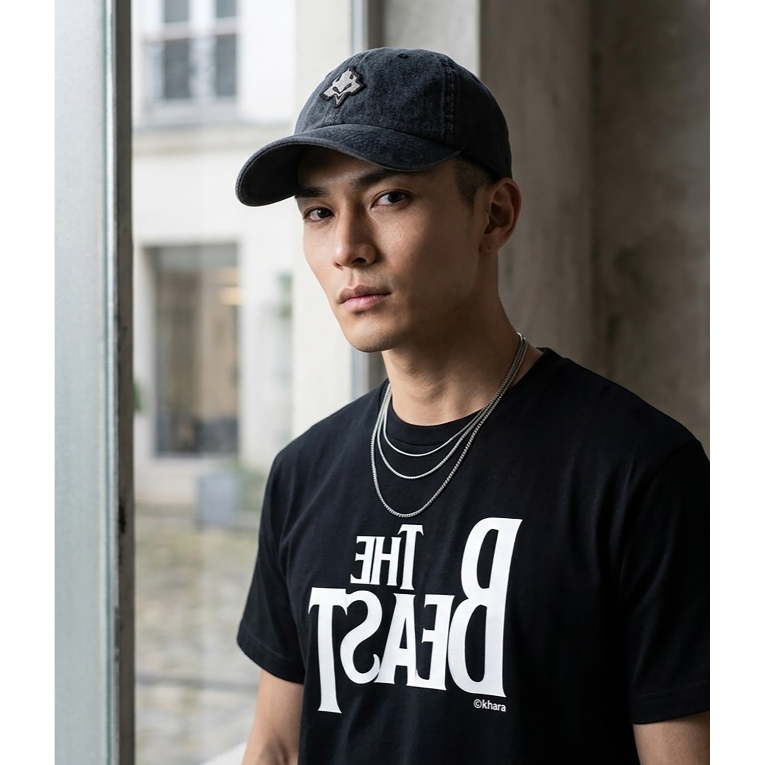 EVA-01 Denim Cap（BLACK）