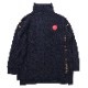 EVANGELION Hand Stitch Turtleneck Knit (NAVY)