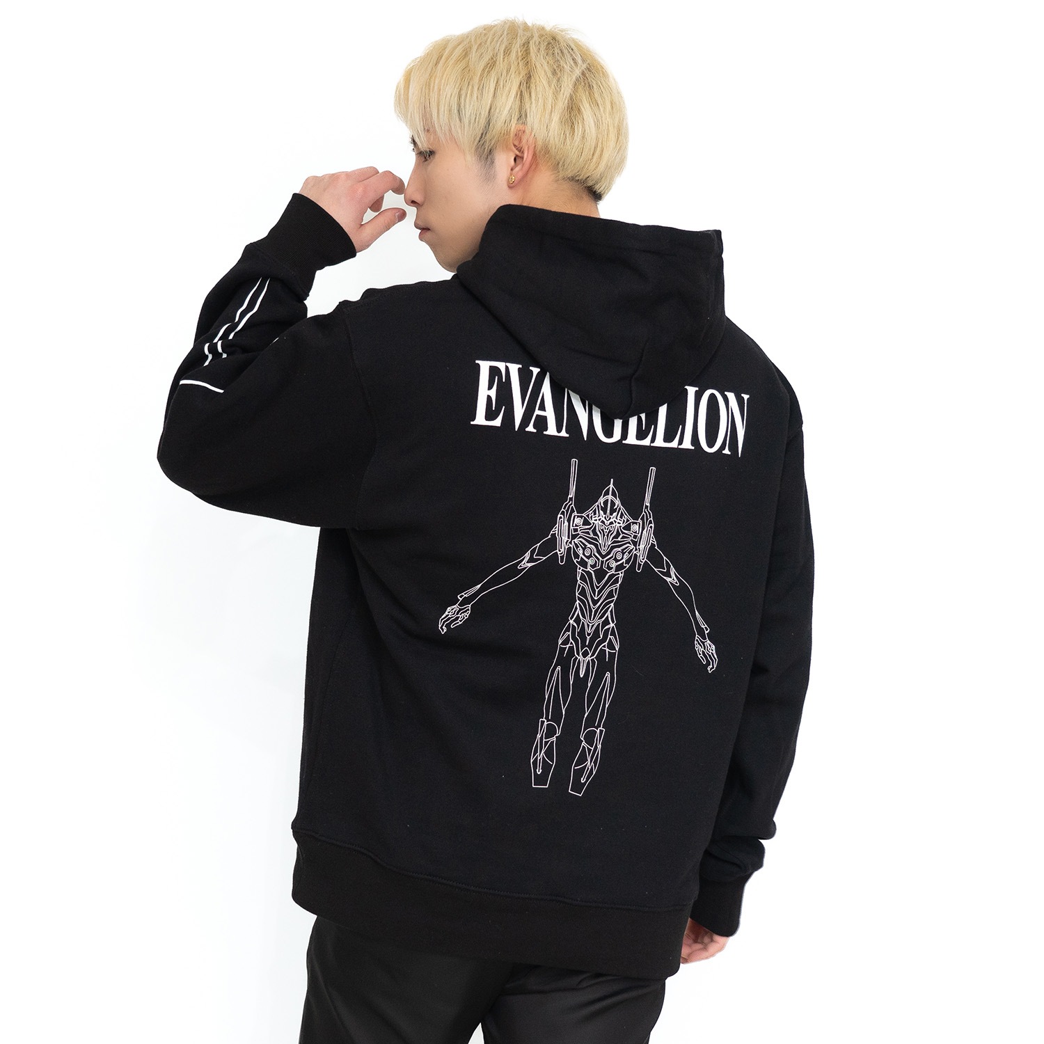 EVA-01 Logo Hoodie by HWDS (BLACK)