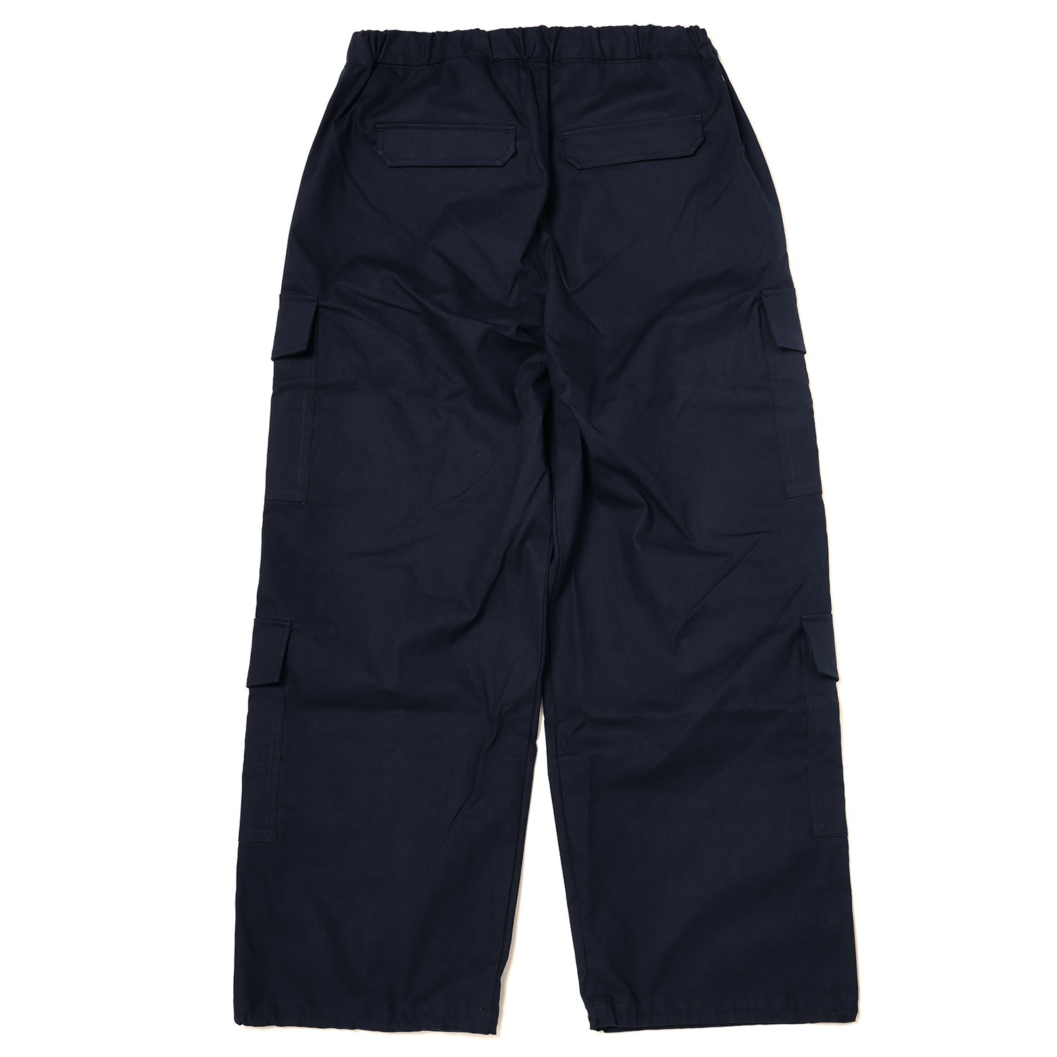 NERV WIDE CARGO PANTS (NAVY)