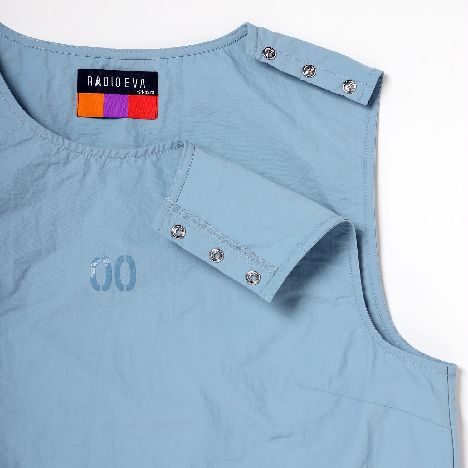 EVANGELION Numbering Nylon Sleeveless Cutsew (PINK)