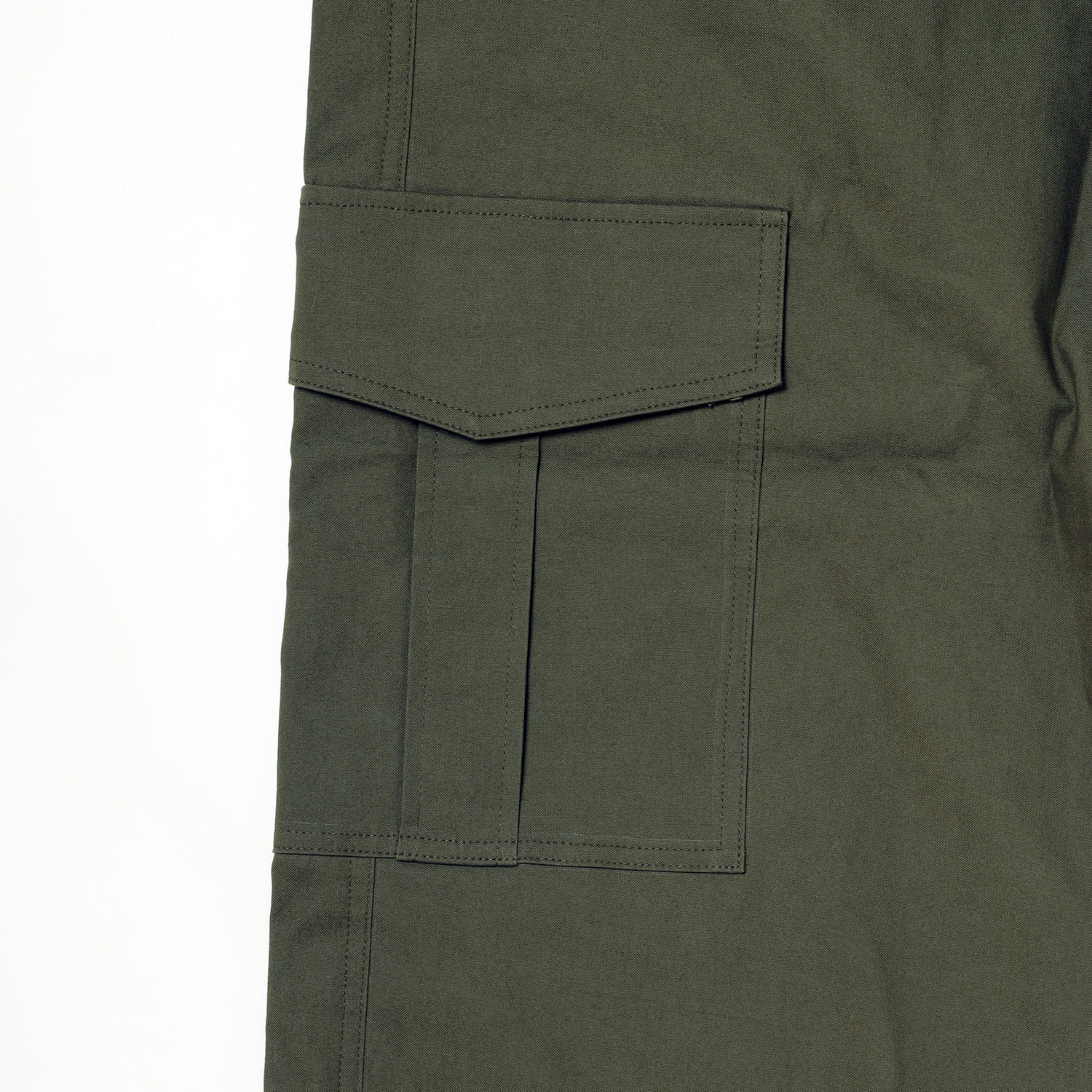 NERV WIDE CARGO PANTS (OLIVE)
