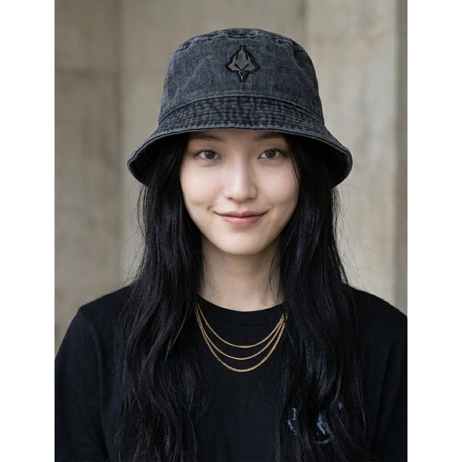 EVA-01 Denim Hat（BLACK）