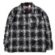 Longinus OPEN NECKED OMBRE CHECKED SHIRTS (WHITE)
