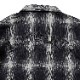 Longinus OPEN NECKED OMBRE CHECKED SHIRTS (WHITE)
