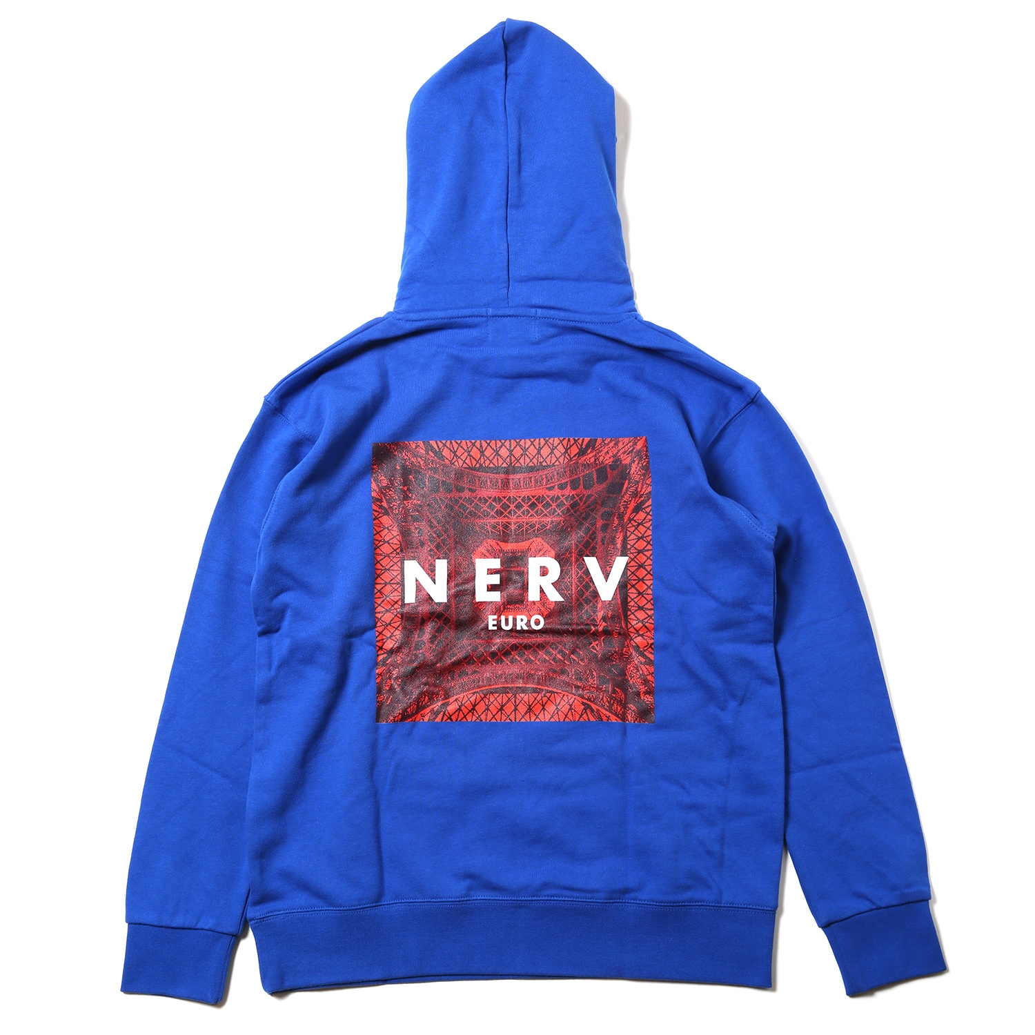 EURO NERV BOX LOGO Parka (ブルー)