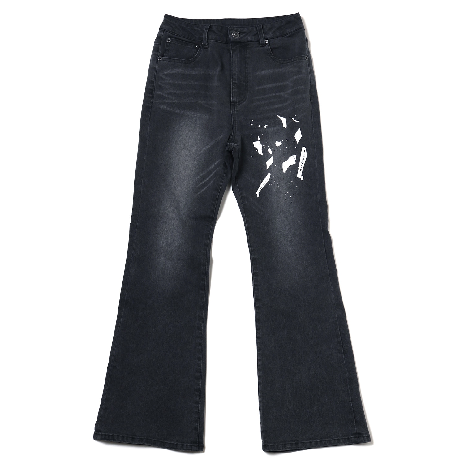 YAMIYO FLARE DENIM (GRAY)