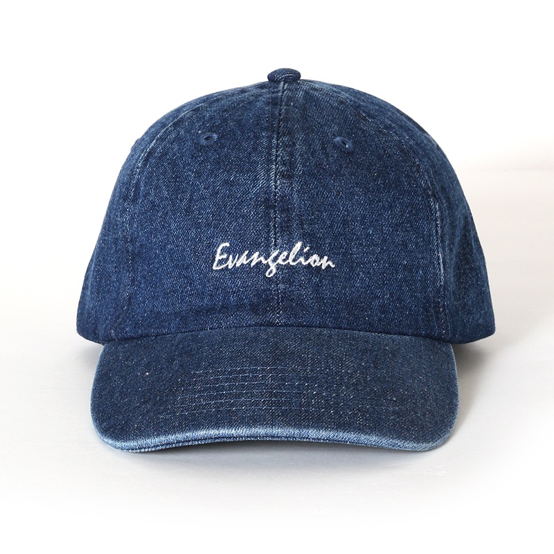 EVANGELION Denim Washed Cap（INDIGO）