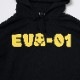 EVA-01 FACE PARKA (BLACK)