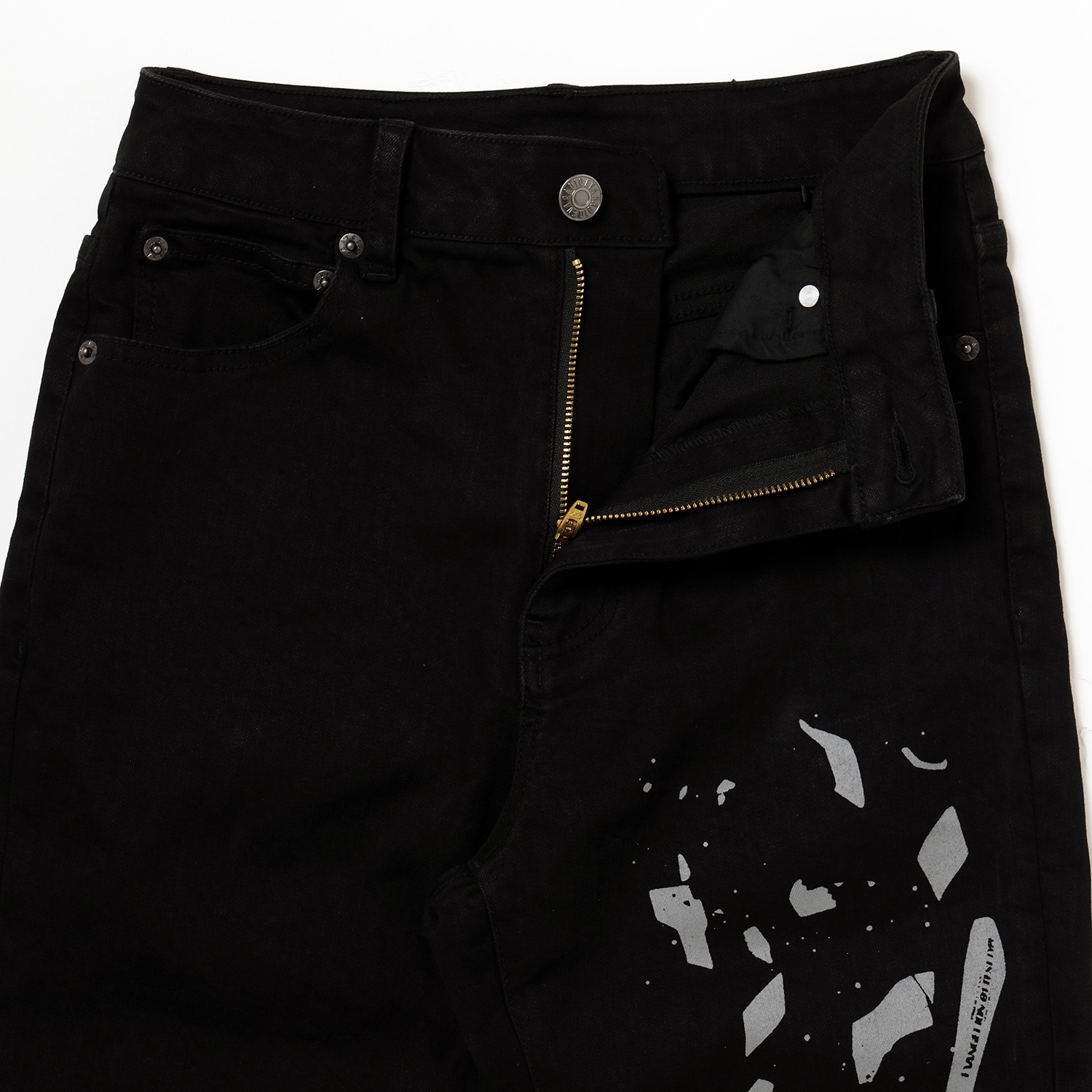 YAMIYO FLARE DENIM (BLACK)