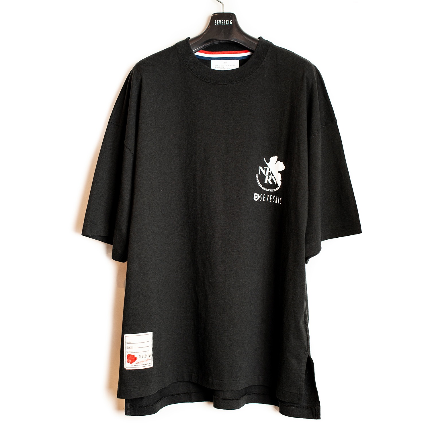 EVANGELION S/SL Tee Ver.Soryu Asuka Langley02 by SEVESKIG (BLACK)