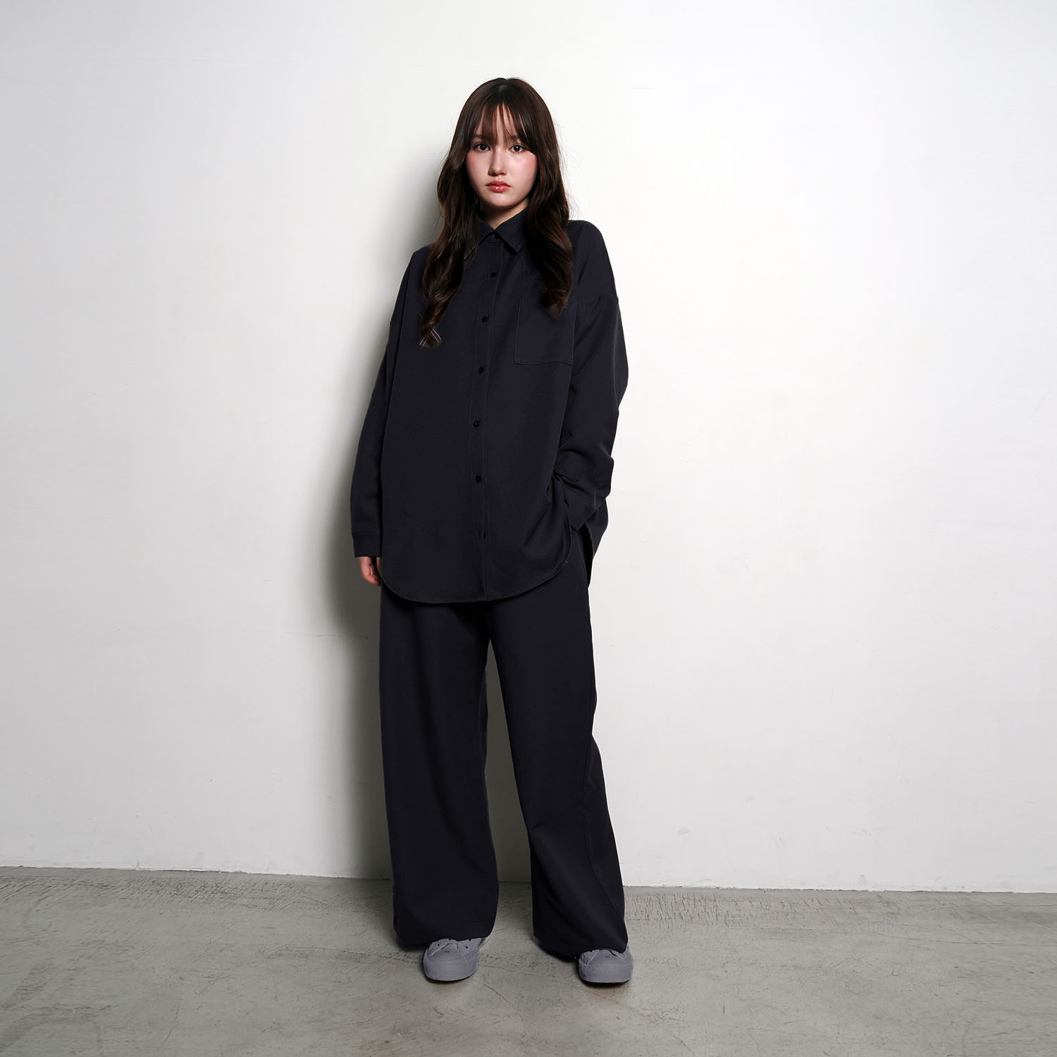 Longinus TUCK PANTS（BLACK）