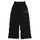 EVA-01 Flower Embroidery Wide Slacks (BLACK)