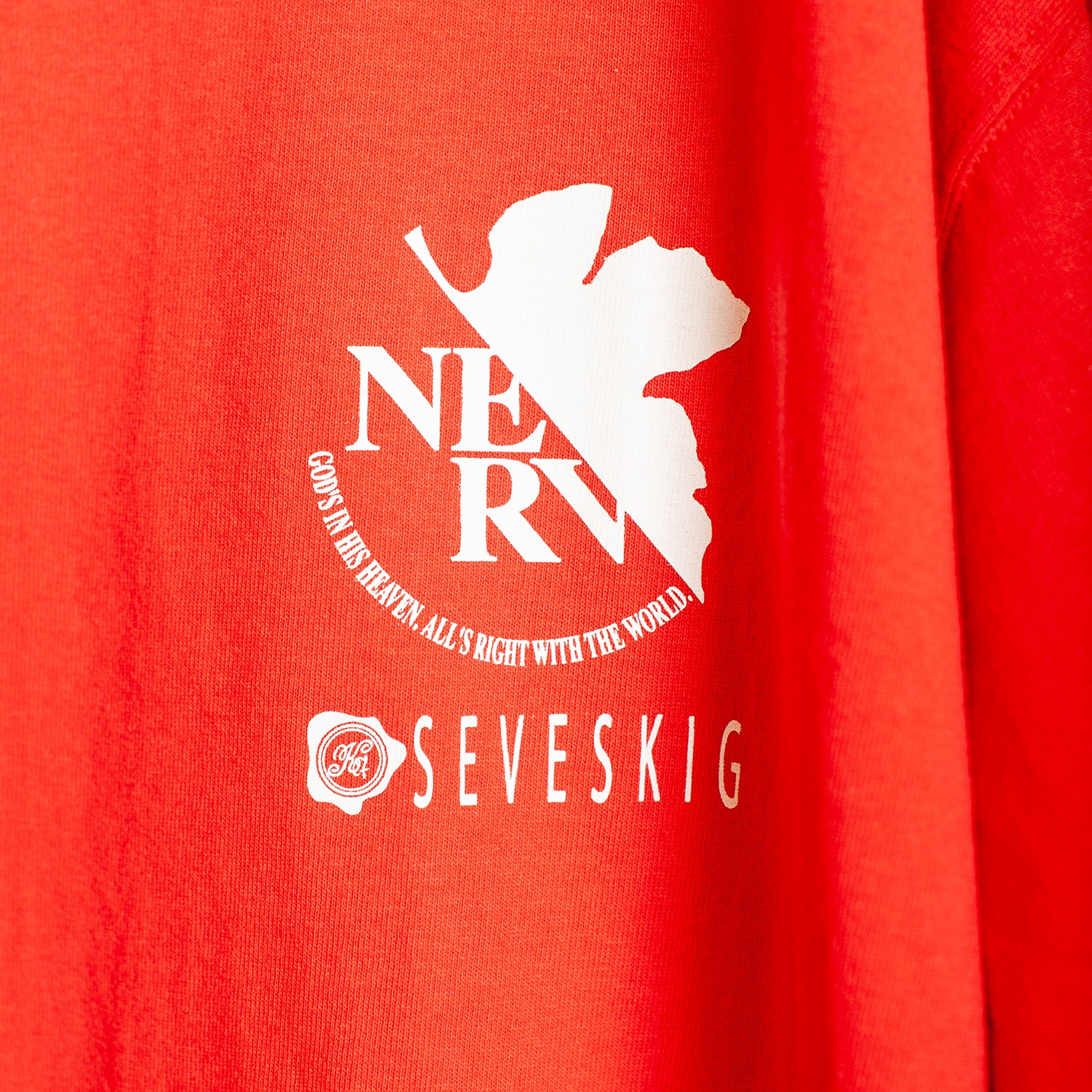 EVANGELION S/SL Tee Ver.Soryu Asuka Langley02 by SEVESKIG (RED)