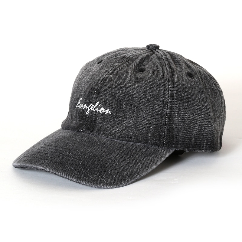 EVANGELION Denim Washed Cap（BLACK INDIGO）