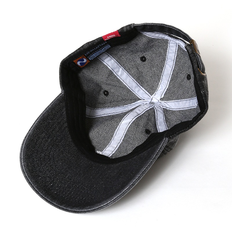 EVANGELION Denim Washed Cap（BLACK INDIGO）
