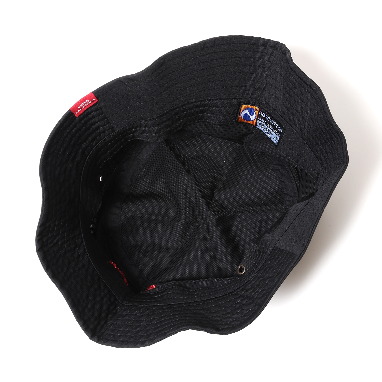 EVANGELION POLYESTER BUCKET HAT (BLACK)