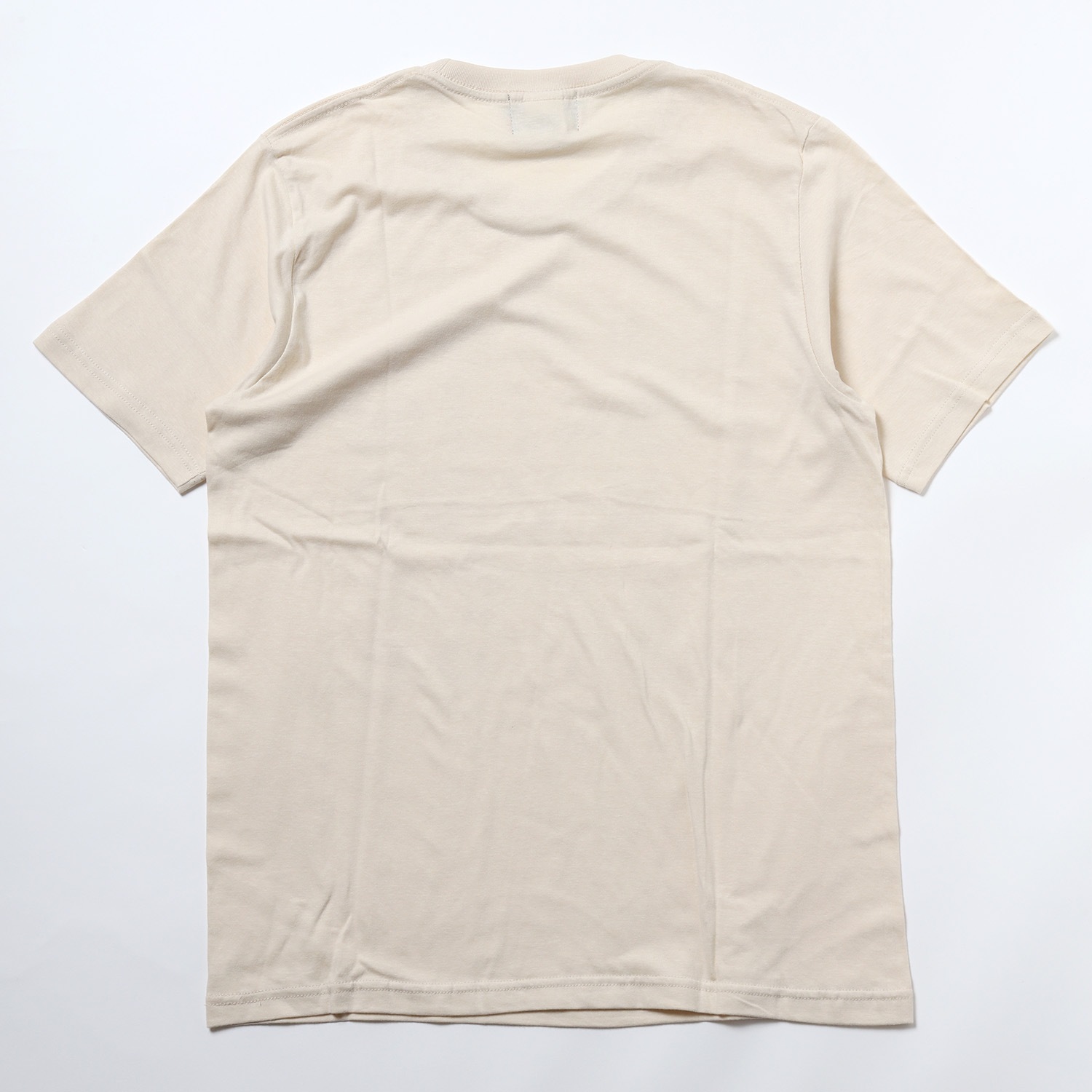 TYPOGRAPHY OF EVA index T-Shirt (NATURAL×ORANGE)